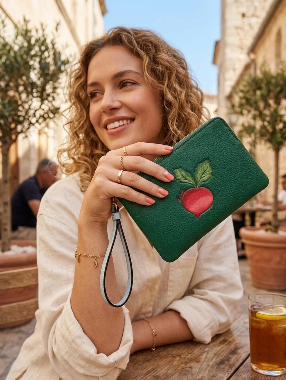 Coach Radush Corner Zip Wristlet Style C9588